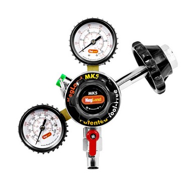 Multi-Gas | 1-Way Primary | Co2 & Mixed Gasses | Tool-Free | Regulator | 100 PSI, 4500 PSI | MK5