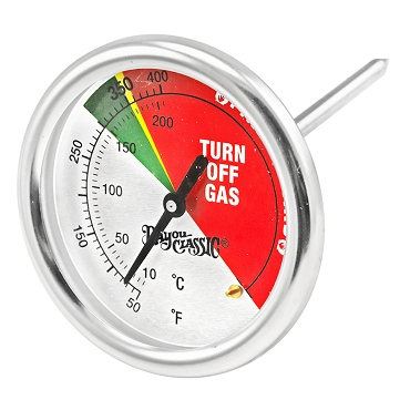 Stainless Steel Replacement Bayou Fryer Thermometer.