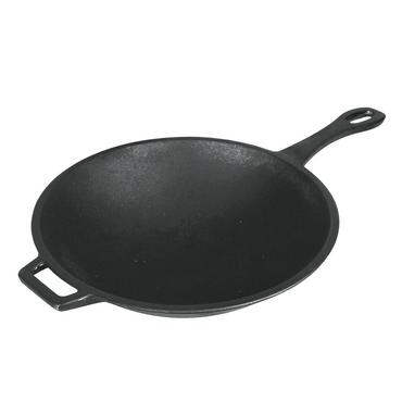 Cast Iron Wok - 12 inches