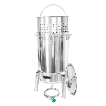 Bayou Classic | 44 Qt. SS Steam & Boil Cooker Kit