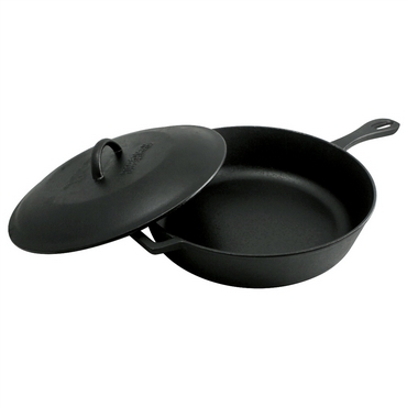 Bayou Classic | 5 Qt. Cast Iron Skillet with Lid
