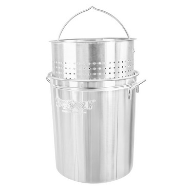 Bayou Classic | 62 Qt. SS Stock Pot with Basket