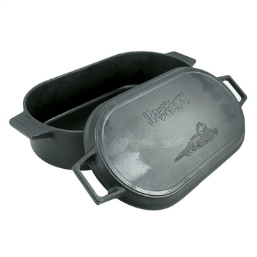 Bayou Classic | Cast Iron Oval Fryer - 6 Qt.