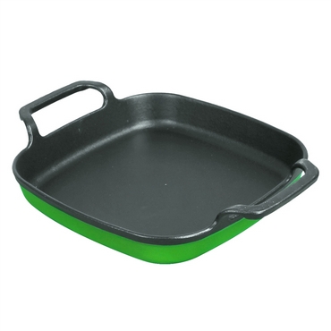 Bayou Classic | Cypress Green Enameled Cast Iron Baking Dish - 8 1/2