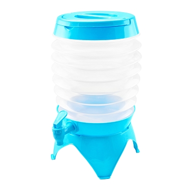 Collapsible Plastic Beverage Dispenser - 5.5 Liters