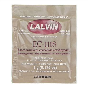 EC-1118 Lalvin Active Freeze-Dried wine Yeast