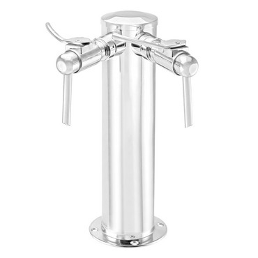 Micromatic Stainless Steel Double Faucet Wine Tower [D4743DT-W]