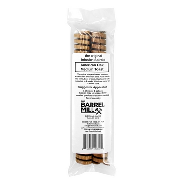 Barrel Mill Infusion Oak Spiral - American Medium Toast (2 pack)