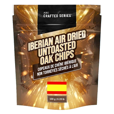 ABC Crafted Series Iberian Air Dried Untoasted Oak Chips (3.5 oz)